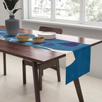 Flowers in a White Vase Table Runner Gallery Image 2