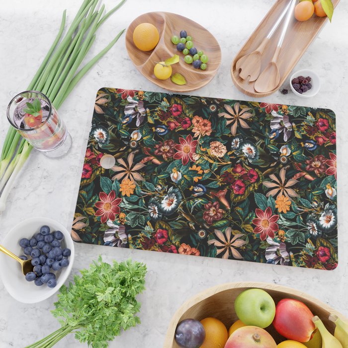NIGHT-GARDEN-XXIV Cutting Board Gallery Image 2