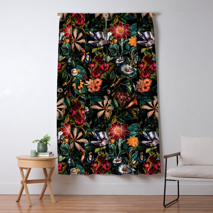 NIGHT-GARDEN-XXIV Window Curtain Gallery Image 5