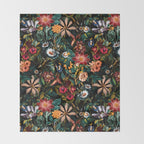 NIGHT-GARDEN-XXIV Throw Blanket Gallery Image 2