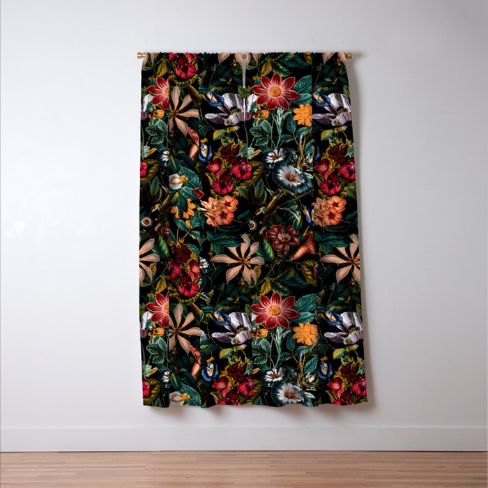 NIGHT-GARDEN-XXIV Window Curtain Gallery Image 3