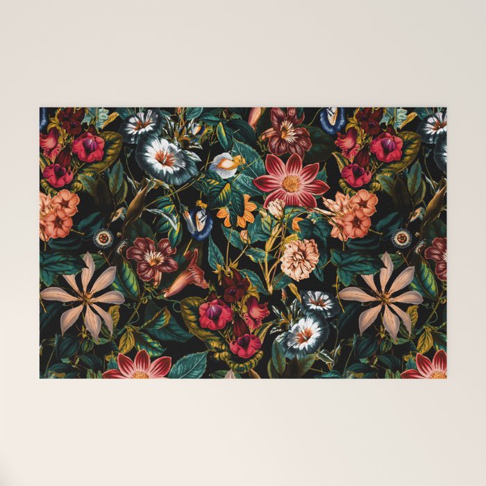 NIGHT-GARDEN-XXIV Welcome Mat Gallery Image 1