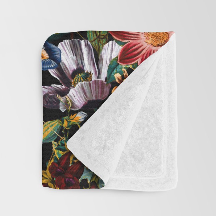 NIGHT-GARDEN-XXIV Throw Blanket Gallery Image 3