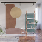 Abstract Earth 1-1 - Painted Shapes Wall Mural Gallery Image 1