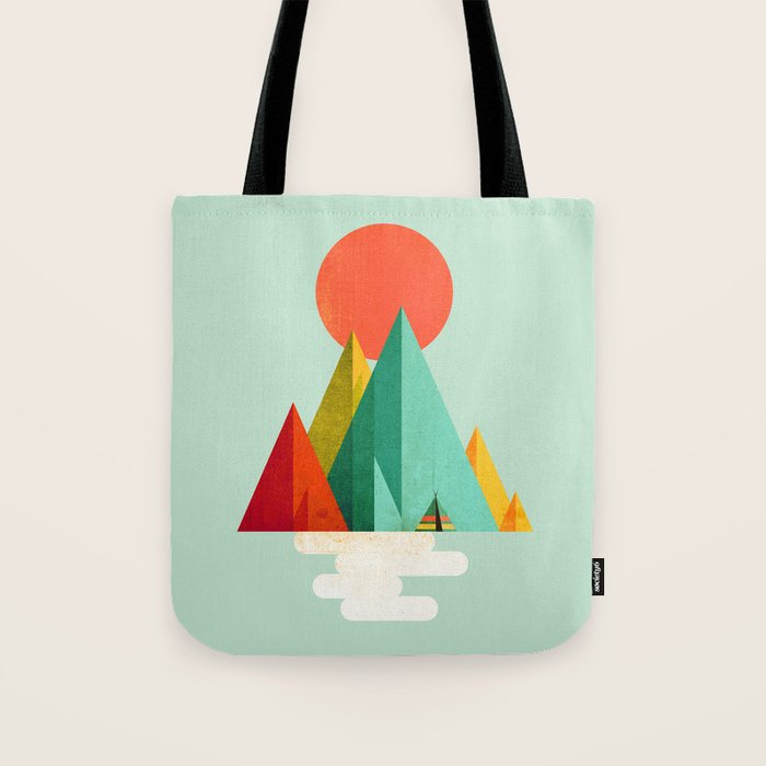 Little Geometric Tipi Tote Bag Gallery Image 1