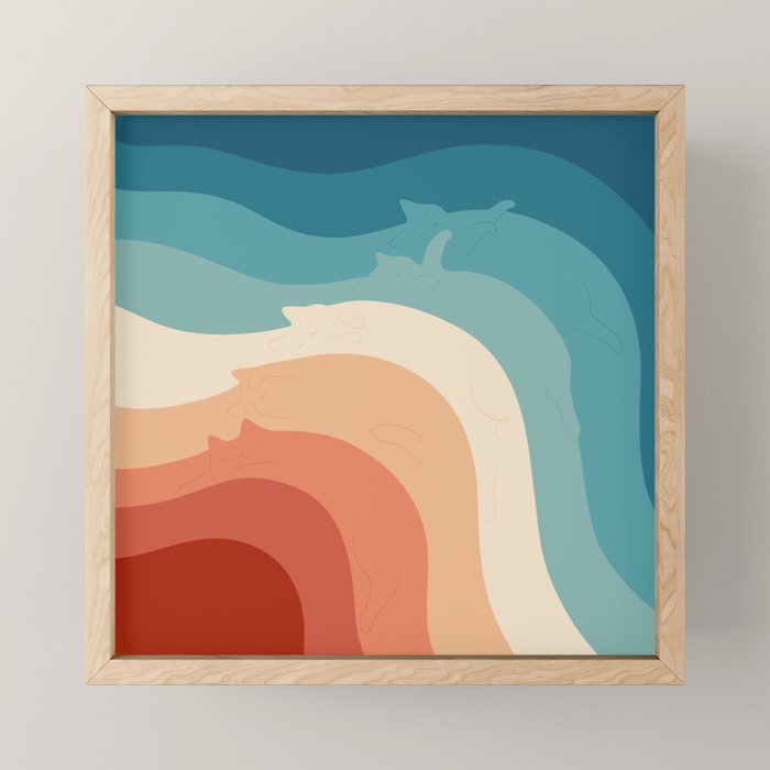 Cat Landscape 163 Mini Art Print Gallery Image 1