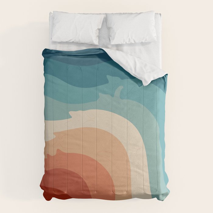 Cat Landscape 163 Comforter Gallery Image 6