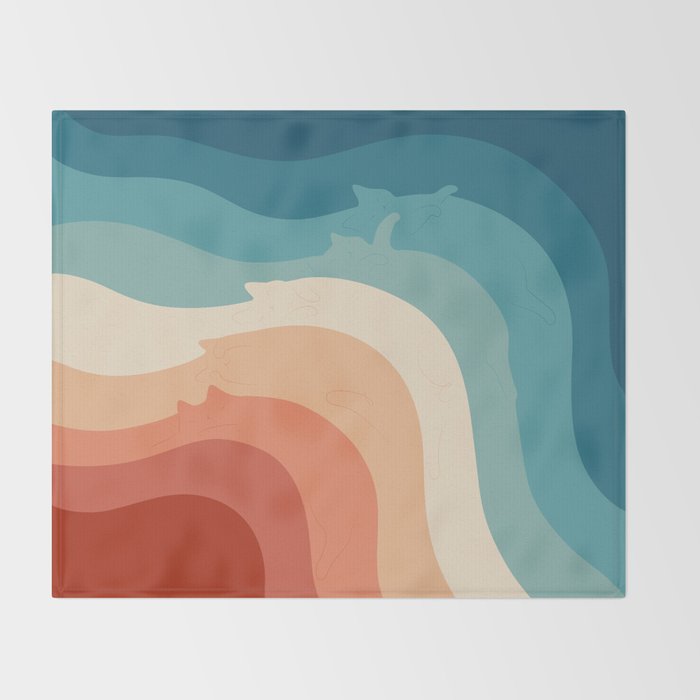 Cat Landscape 163 Throw Blanket Gallery Image 2
