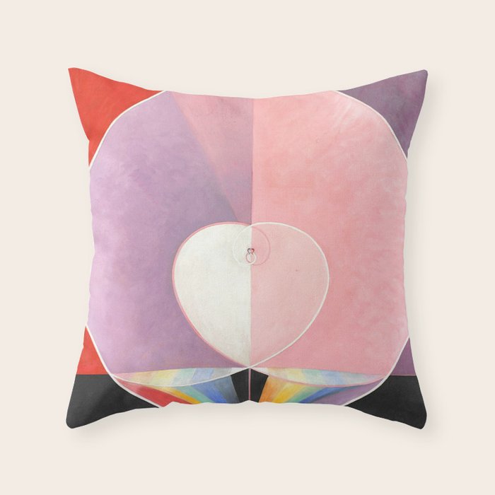 Hilma af Klint "The Dove, No. 02, Group IX-UW, No. 26" Throw Pillow Gallery Image 6