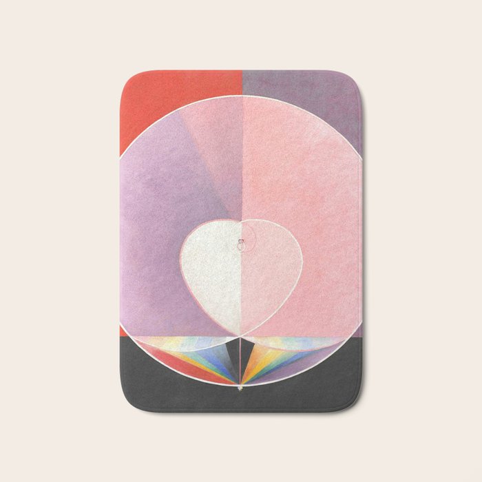 Hilma af Klint "The Dove, No. 02, Group IX-UW, No. 26" Bath Mat Gallery Image 1