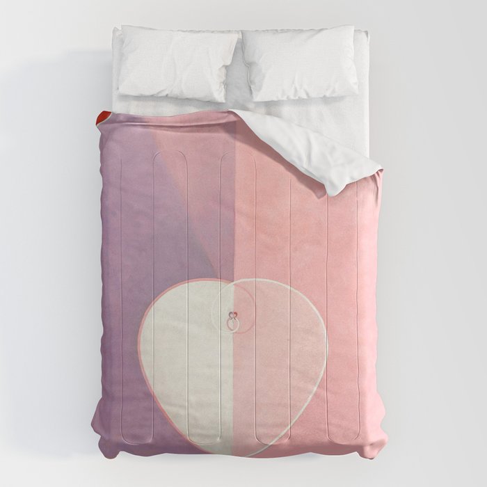 Hilma af Klint "The Dove, No. 02, Group IX-UW, No. 26" Comforter Gallery Image 6