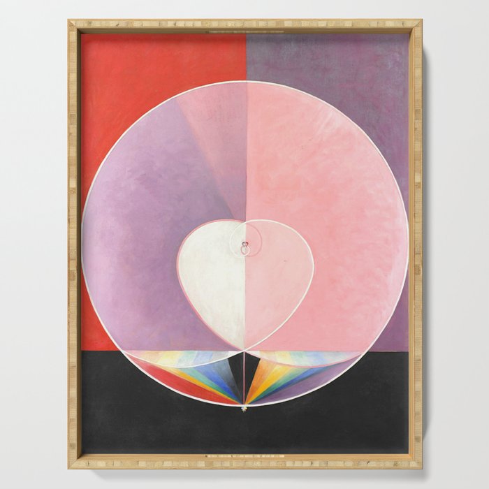 Hilma af Klint "The Dove, No. 02, Group IX-UW, No. 26" Serving Tray Gallery Image 1