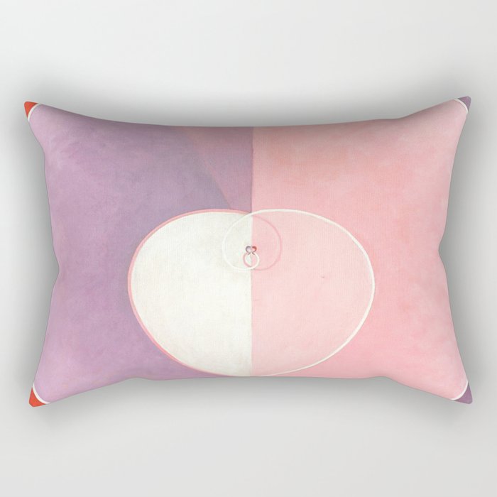 Hilma af Klint "The Dove, No. 02, Group IX-UW, No. 26" Rectangular Pillow Gallery Image 1