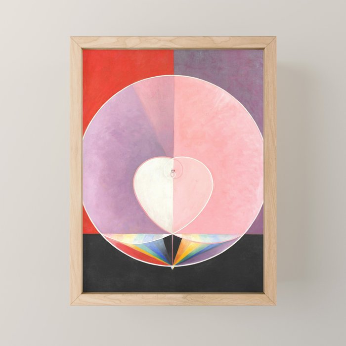 Hilma af Klint "The Dove, No. 02, Group IX-UW, No. 26" Mini Art Print Gallery Image 1
