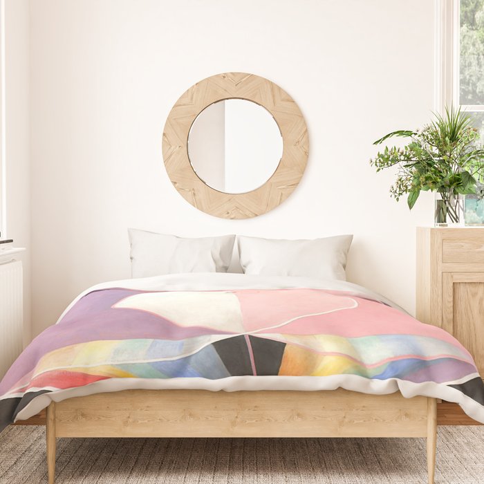Hilma af Klint "The Dove, No. 02, Group IX-UW, No. 26" Duvet Cover Gallery Image 3