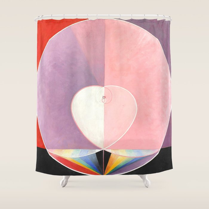 Hilma af Klint "The Dove, No. 02, Group IX-UW, No. 26" Shower Curtain Gallery Image 1