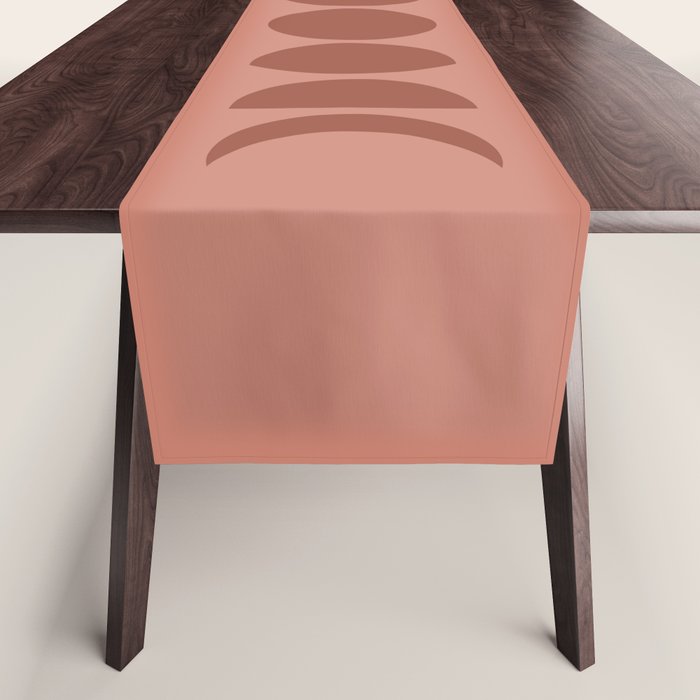 Minimal Moon Phases VI Table Runner Gallery Image 1