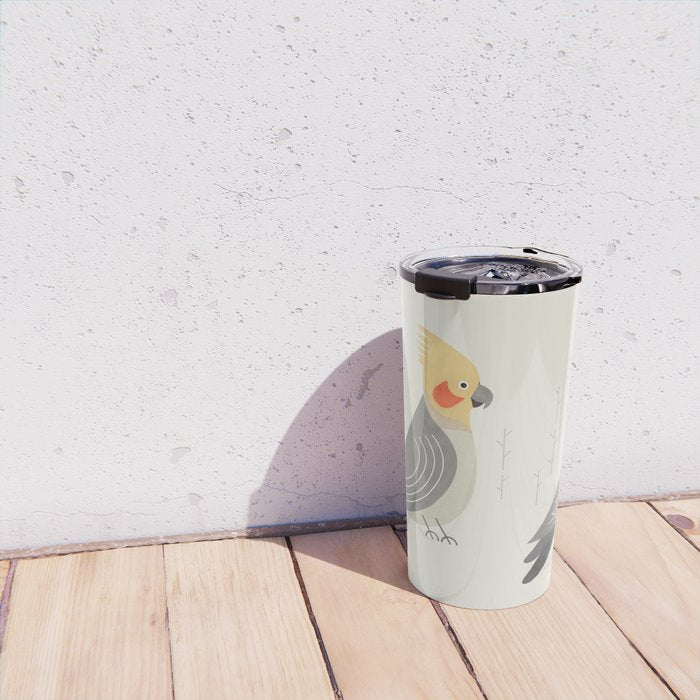 Cockatiel, Bird of Australia Travel Mug Gallery Image 4