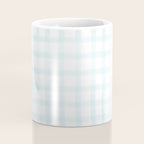 Light Blue Gingham Coffee Mug Gallery Image 4