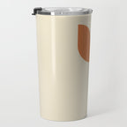 Vintage Tulip Minimalism - Red Travel Mug Gallery Image 3