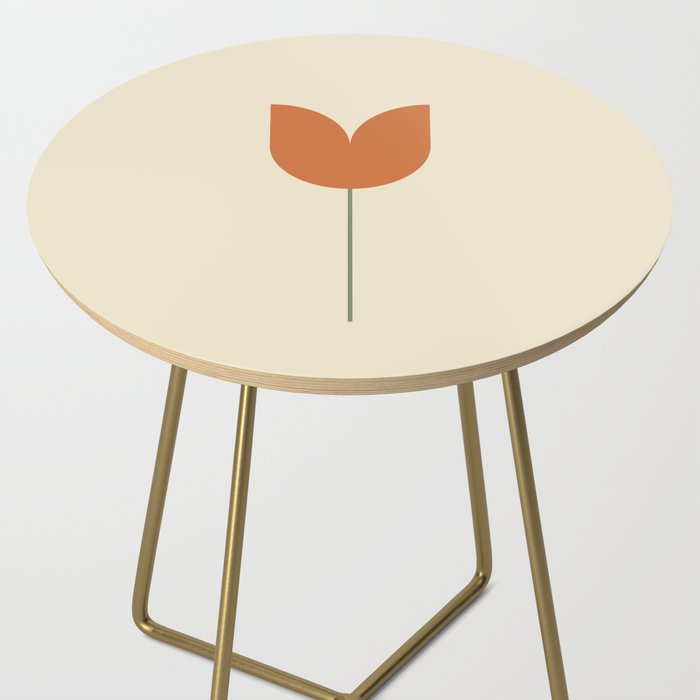 Vintage Tulip Minimalism - Red Side Table Gallery Image 2