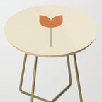 Vintage Tulip Minimalism - Red Side Table Gallery Image 2