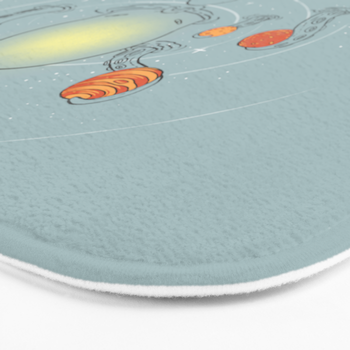 Solar System Bath Mat Gallery Image 3