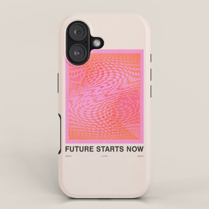 Future Starts Now iPhone Case Gallery Image 1