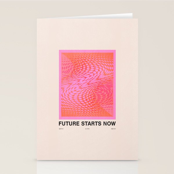 Future Starts Now Stationery Card Gallery Image 2