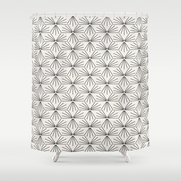 SUN TILE LIGHT Shower Curtain Gallery Image 1