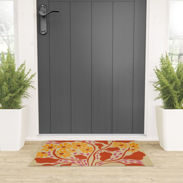Retro Patel Pottery Welcome Mat Gallery Image 3