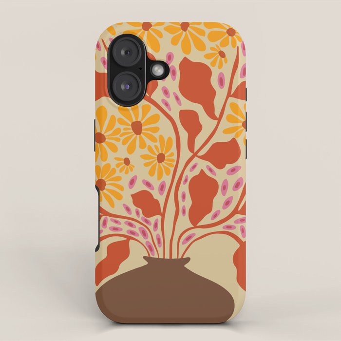 Retro Patel Pottery iPhone Case Gallery Image 1