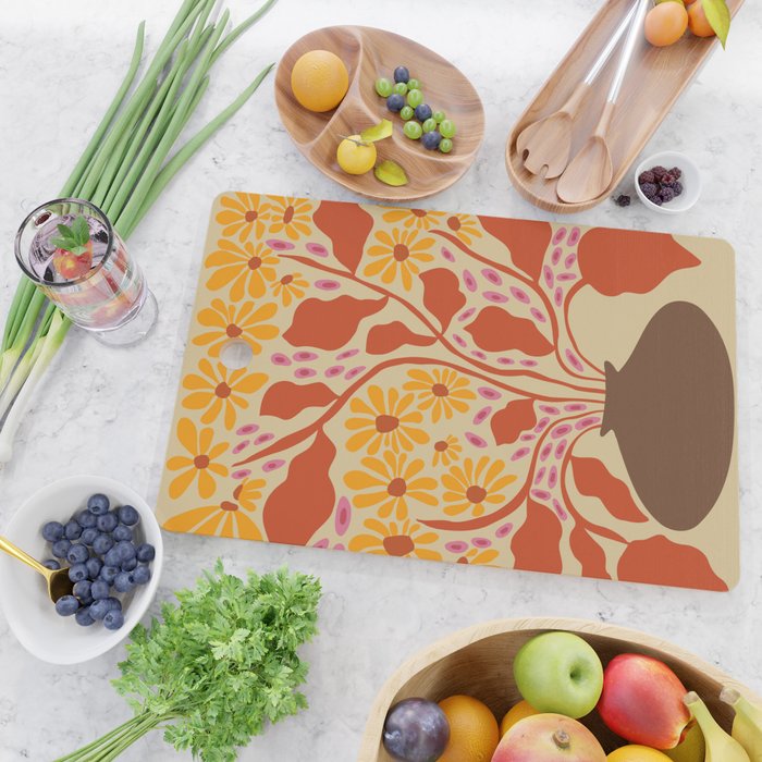 Retro Patel Pottery Cutting Board Gallery Image 2
