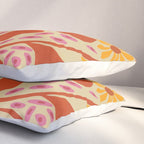 Retro Patel Pottery Pillow Sham Gallery Image 3