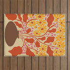 Retro Patel Pottery Outdoor Rug Gallery Image 1