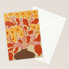 Retro Patel Pottery Stationery Card Gallery Image 2