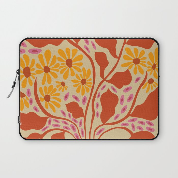 Retro Patel Pottery Laptop Sleeve Gallery Image 1