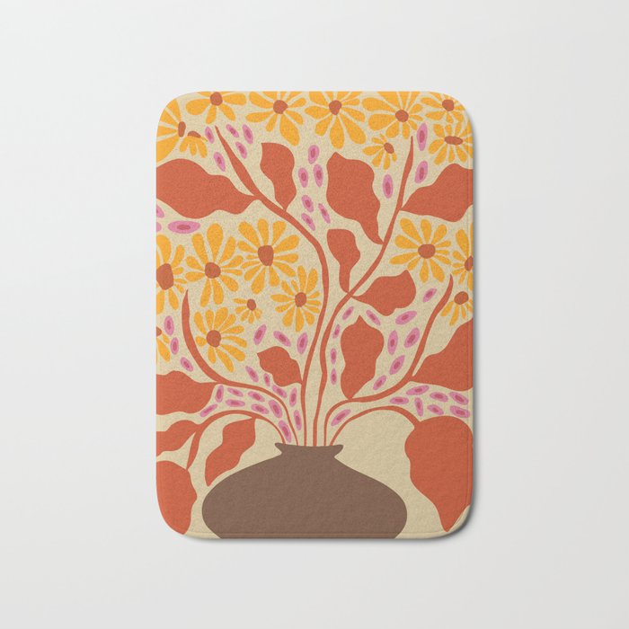 Retro Patel Pottery Bath Mat Gallery Image 1