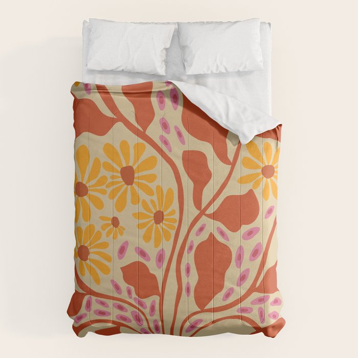 Retro Patel Pottery Comforter Gallery Image 1