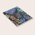 tropical blue night leaves Notebook Gallery Image 3