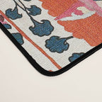 Shakhrisyabz Suzani  Uzbekistan Antique Floral Embroidery Print Desk Mat Gallery Image 4
