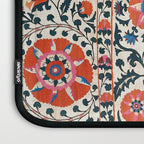 Shakhrisyabz Suzani  Uzbekistan Antique Floral Embroidery Print Laptop Sleeve Gallery Image 3