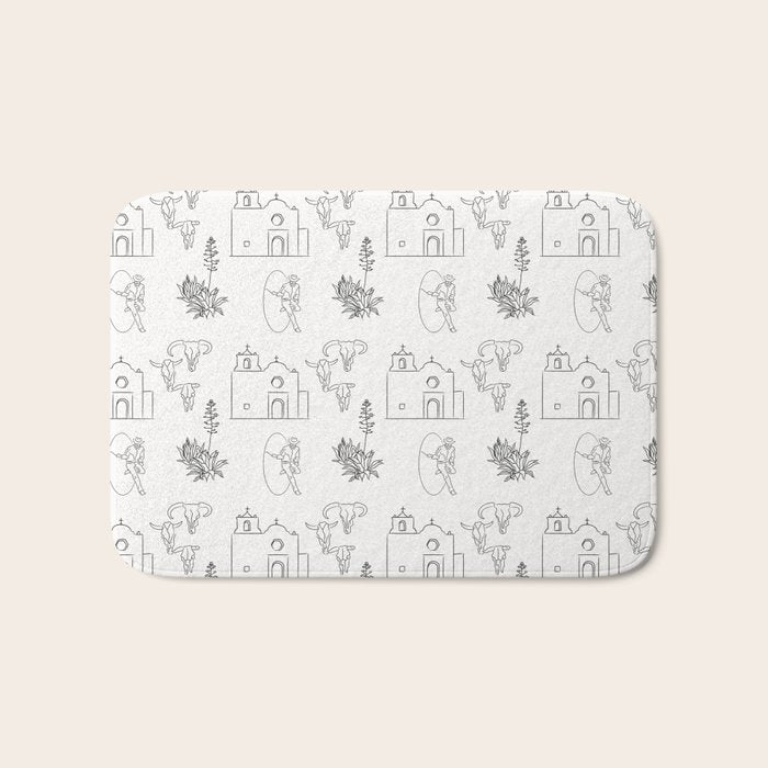 Dwellings of Goliad Bath Mat Gallery Image 1