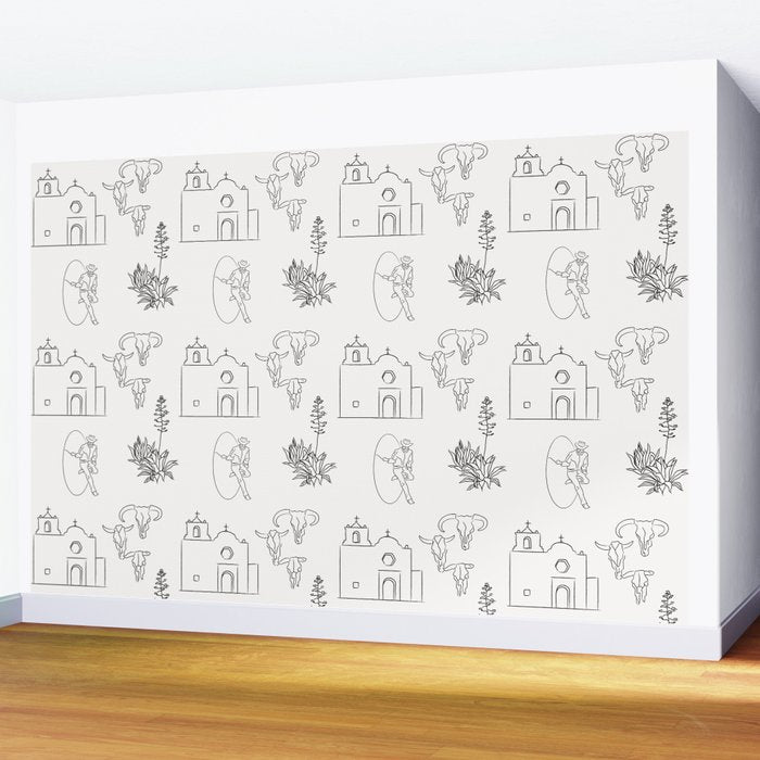 Dwellings of Goliad Wall Mural Gallery Image 2