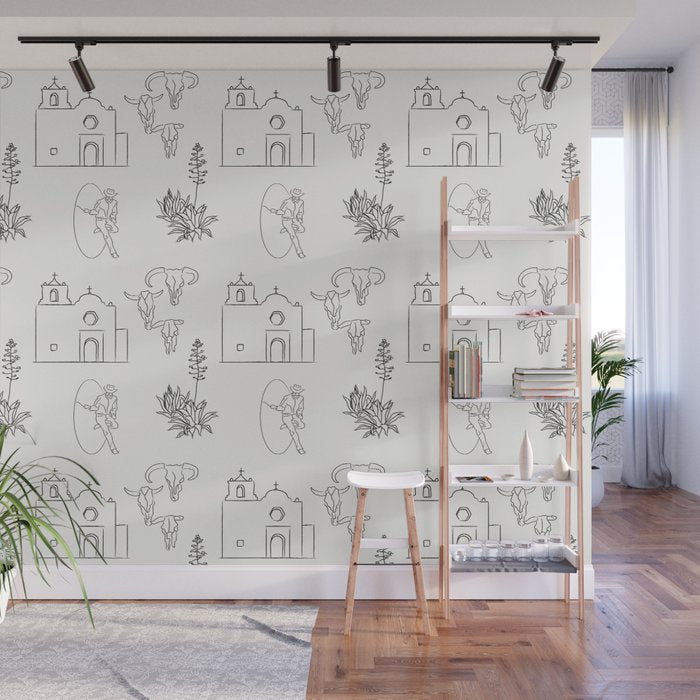 Dwellings of Goliad Wall Mural Gallery Image 1