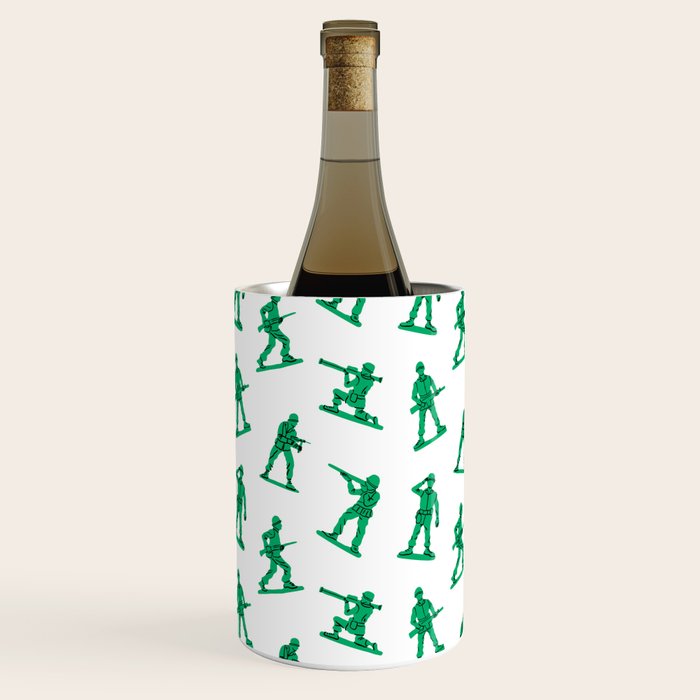 Retro toy soldier cartoon pattern Wine Chiller Gallery Image 1