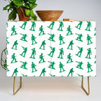 Retro toy soldier cartoon pattern Credenza Gallery Image 1