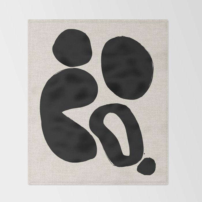 Ink Pond Throw Blanket Gallery Image 2