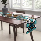 Persian Mosaic - Turquoise & Gold Palette Table Runner Gallery Image 2
