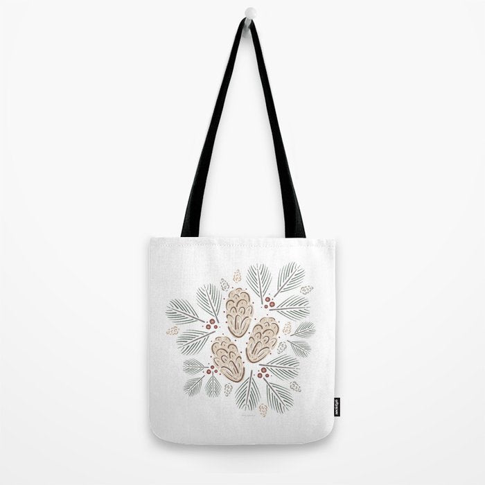 Pinecones and Pine needles Tote Bag Gallery Image 2